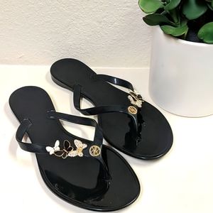 Guess Black Butterfly Sandal